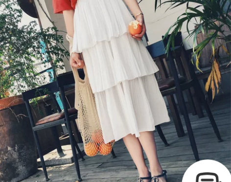 多层次蛋糕裙半身裙女层层2019新款夏季显...