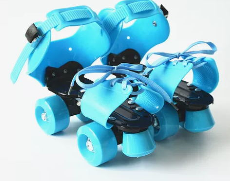 大码儿童双排轮滑鞋 可调轮滑鞋 双排溜冰鞋...