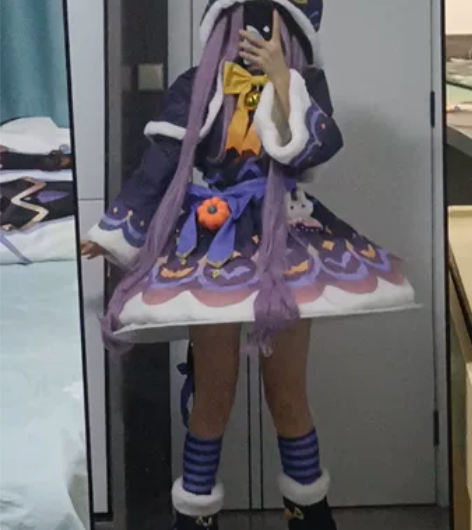 【现售】次元依家公主连结万圣镜华cos 深...