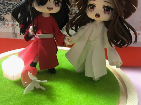 花城谢怜 天官赐福 粘土手办(请勿直拍,有...