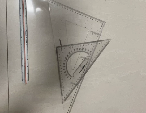平行尺 三角板*2 比例尺*3 如图所有一...