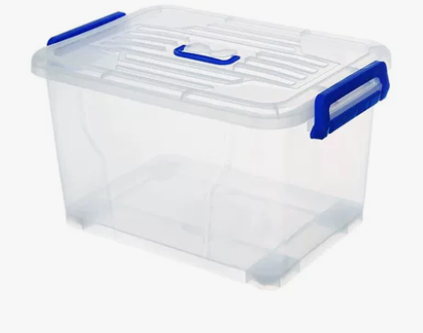 加特厚透明塑料收纳箱 车载家用塑料整理箱 ...
