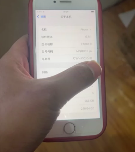 苹果8性能小刚炮，国行256g，美女一手自...