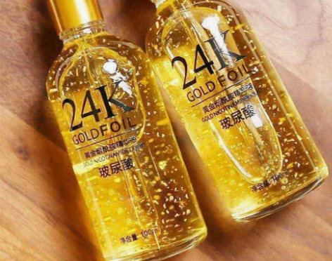 24k黄金玻尿酸抗皱原液收缩毛孔精华液祛痘...