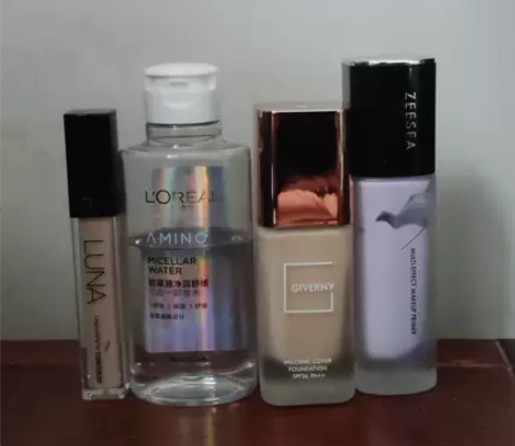 闲置彩妆打包便宜出 滋色隔离姿泊兰伊粉底液...