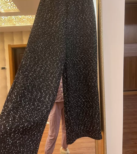 全新女款阔腿裤松紧腰阔腿裤  xl码 都是...