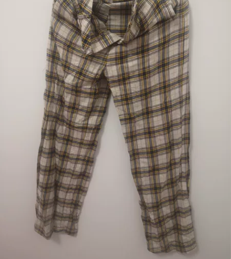 EUNINA2018夏新款高腰复古宽松显瘦...