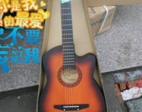 红棉吉他正品 民谣吉他 红棉S-1缺角38...