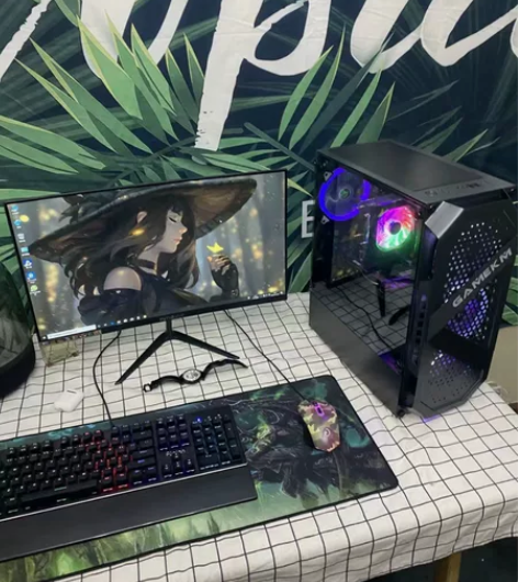 急十六核主机台式加显示屏 大屏幕配上高端游...