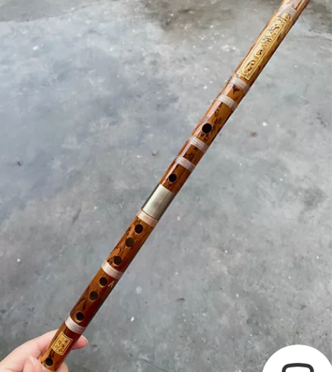 小A调一支，两节笛子双插白铜精制横笛 库存...