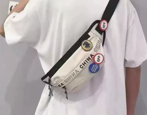 包邮10元一个胸包男士斜挎包男潮牌挎包单肩...