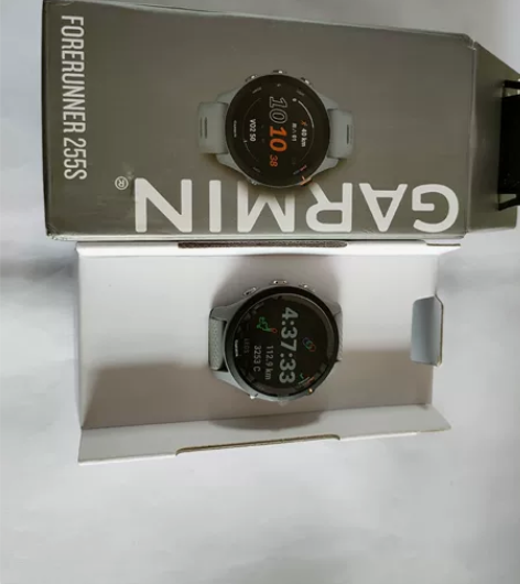 佳明手表255S晨雾灰（非太阳能），仅拆封...