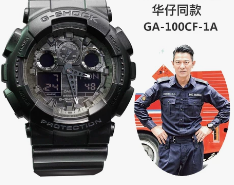 ?正品卡西欧手表男黑金防水运动情侣女学生机...