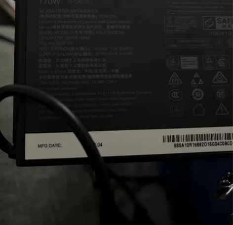 原装新款联想适配器20Ⅴ8.5A拯救者17...