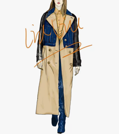 【服装效果图 款式图 灵感版】出售；服装款...