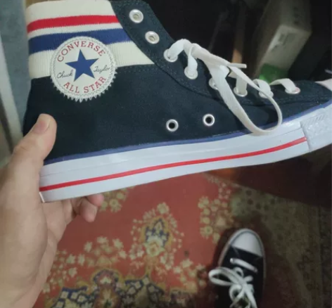 Converse/匡威松紧口袜套高帮时尚运...