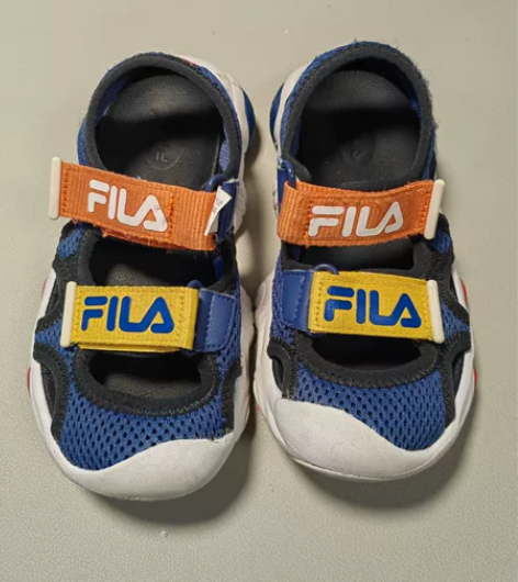 FILA斐乐童鞋男女童软底包头凉鞋2022...