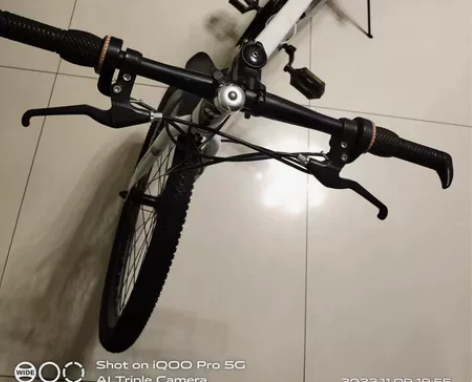 24#明旭牌山地车适合身高1米6左右骑行。...