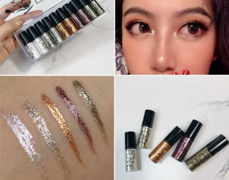 PNF/佩妮芬 眼影 试色了银色 其余未用...