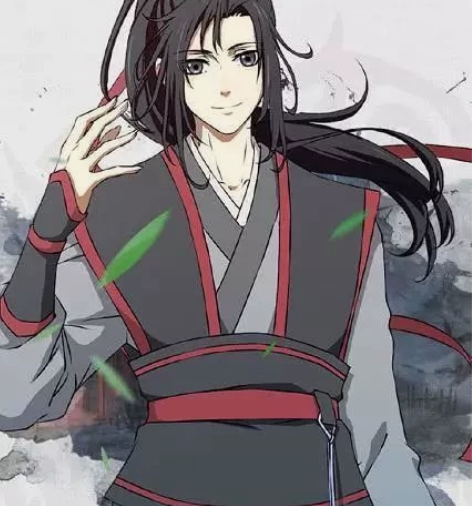 魏无羡少年cos服 我忘记哪家的了，光假发...