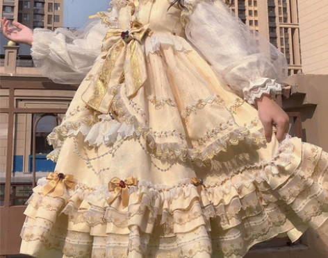 连衣裙公主公主lolita现货渔老板家加冕...