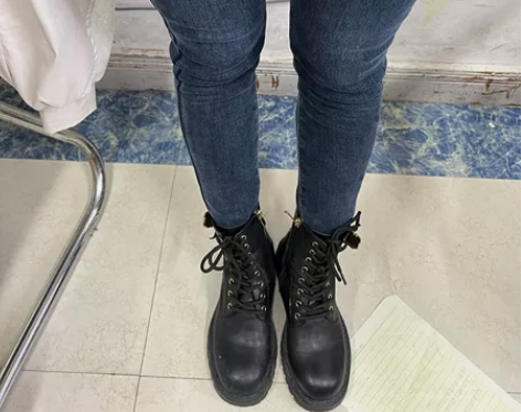 复古蓝加绒高腰牛仔裤，特别厚特别保暖的一个...