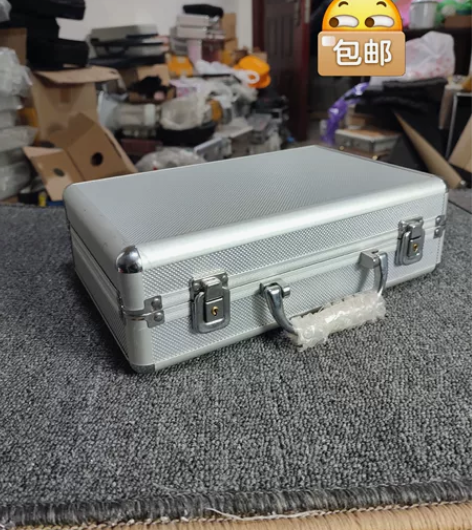 18元包邮手提铝合金工具箱便携维修箱有锁 ...