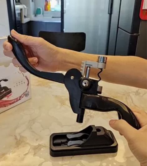 鹅头红酒开瓶器木柄葡萄酒开瓶器家用兔型启瓶...