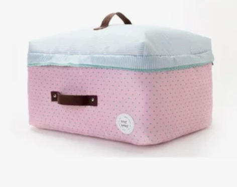 可水洗布艺收纳箱 内衣收纳盒 感兴趣的话点...