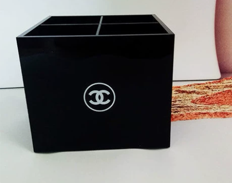 4格香奈儿小香口红整理化妆收纳盒 全新亚克...