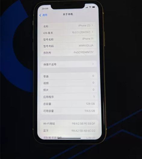 苹果11美版无锁128g 成色好 功能全好...