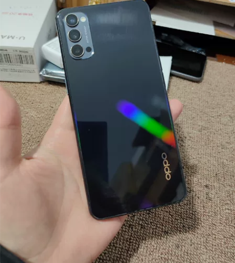 oppo reno4 8+128G黑色 单...