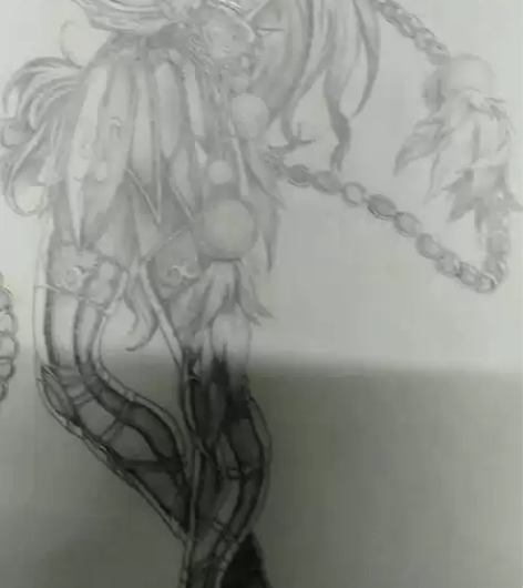 #素描速写#铅笔临摹神圣传说天蝎座, 工笔...