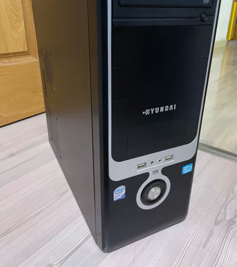 闲置ATX机箱 HYUNDAI现代品牌电脑...