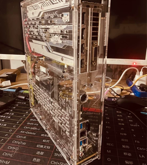 侧插显卡亚克力机箱 感兴趣的话点“我想要”...