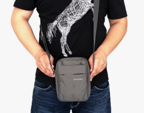 2022新款男士迷你小包包单肩斜跨背包防水...