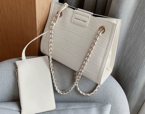 女士网红链条包小包包鳄鱼纹复古链条斜挎小方...