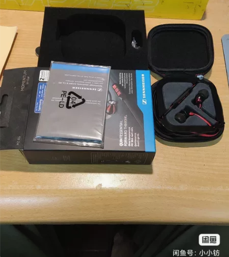 森海塞尔入耳式木馒头带麦线控通话耳机 木馒...