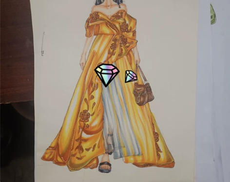 服装效果图 款式图 8-15元 可约稿 线...