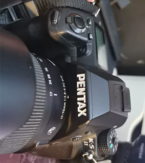 宾得k5ii，带头出，屏幕显示有些瑕疵（压...