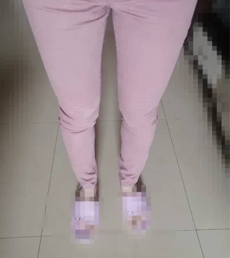 全新暗粉色牛仔棉长裤 瑕疵裤（棉质裤子），...