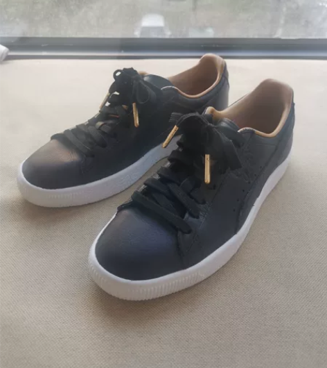 PUMA彪马女鞋真皮运动休闲鞋板鞋 英码3...