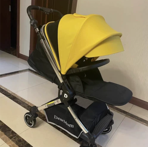 DearMom A2婴儿车新生儿双向轻便折...