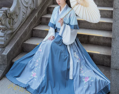 【飞羽】萤火虫正品原创汉服女晋制齐腰交领魏...