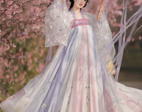 【樱洛】茗月萱齐胸襦裙套装汉服女刺绣正品春...