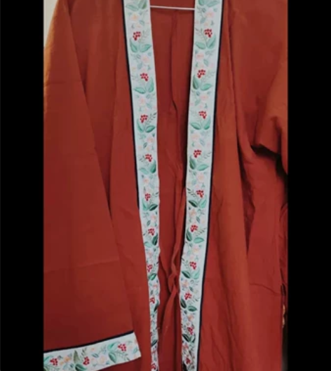 洛云衣阁 红雨 褙子 ,衣服实物颜色没有图...