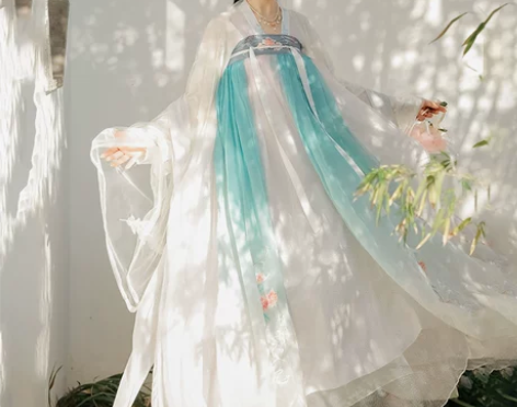 ?汉服 中国风 古装齐腰襦裙 古风超仙 感...