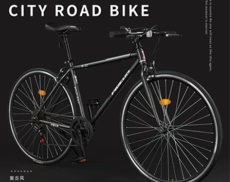官方旗舰飞鸽牌公路车自行车男式女学生城市通...