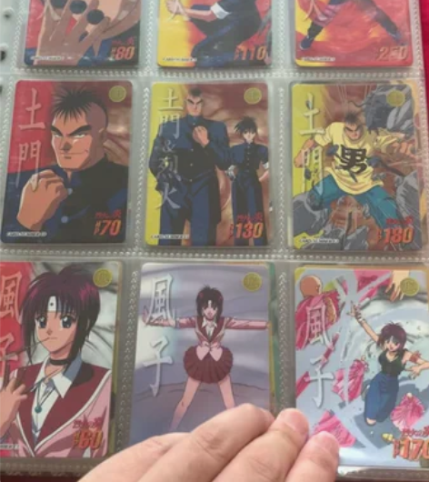 日版 烈火之炎 收藏卡 直角54张全套，4...