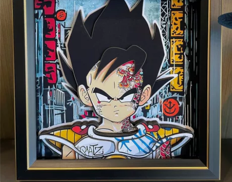 日漫七龙珠贝吉塔ベジータVegeta 3D...